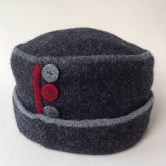 Charcoal Radish Button Hat