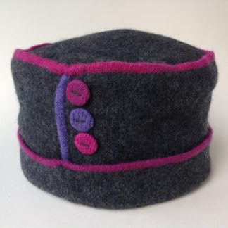 Charcoal Brights Button Hat