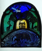 'Bluebell Magic Stained Glass Panel