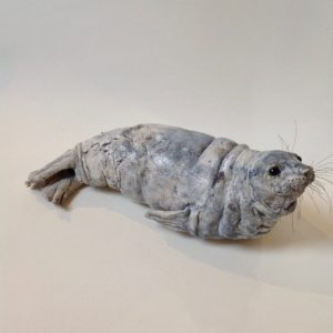 Stoneware Seal Sculpture