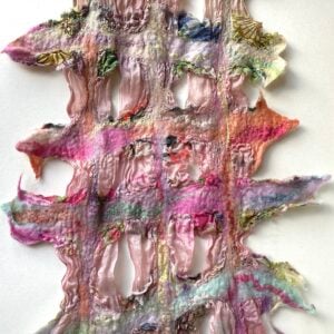 ‘Shaggy Scarf in Neutrals’