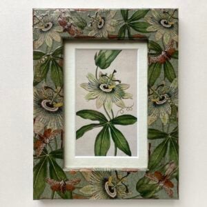 ‘Passion Flower’ Decoupage Frame