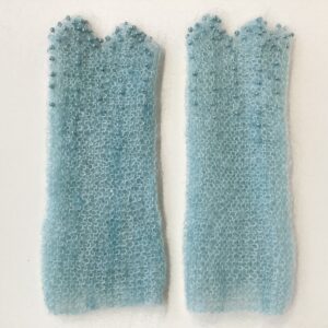 Beaded Wrist Warmers ‘Eau-de Nil’