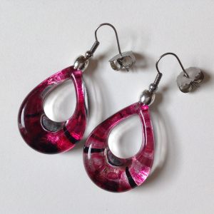 Acrylic Shark’s Eye Drops Pink