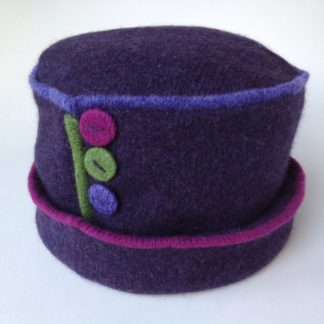 'Elderberry Button Hat'