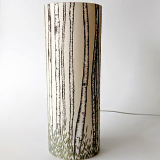 'Birch Trees' Cylinder Lamp