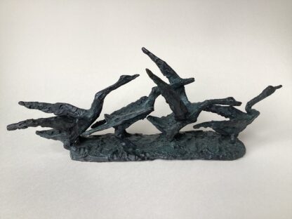 ‘Four Geese’ Bronze Sculpture