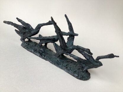 ‘Four Geese’ Bronze Sculpture