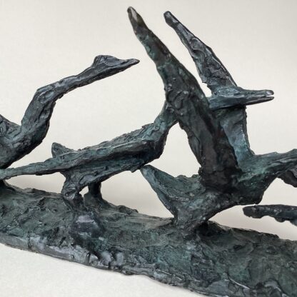 ‘Four Geese’ Bronze Sculpture