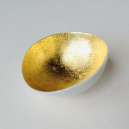 Porcelain Gilded Bowl with Gold