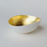 Porcelain Gilded Bowl with Gold