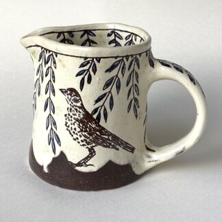 'Jug with Thrush & Leaves'