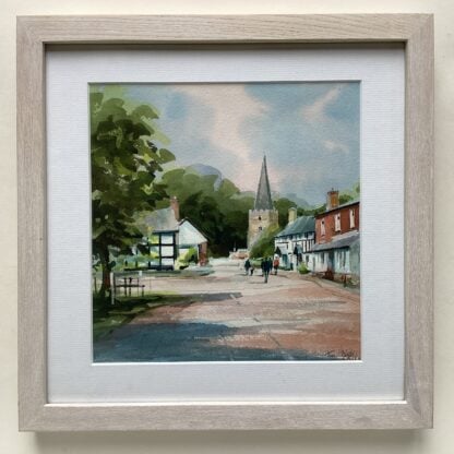 'Walking Towards the Church, Dilwyn'