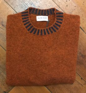 Shetland Wool Bruar Sweater Ember