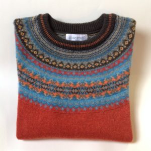 Lambswool Eribe Alpine Sweater in Pheasant