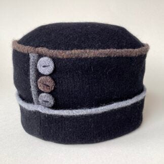 ‘Black Natural’ Button Hat