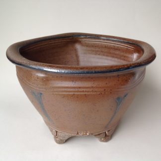 Salt Glaze 5 Sided Planter