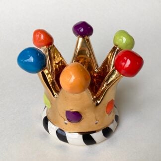 Gold Crown Candleholder