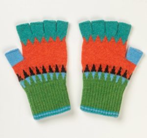 Alloa Fingerless Gloves in Paradise