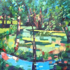 'Hidden Pond on a Hot Summers Day'