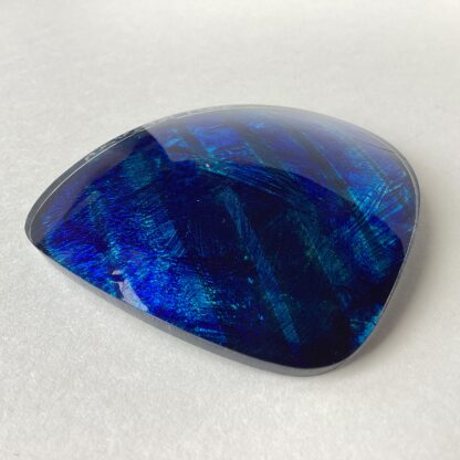 'Azure Curved Triangle Brooch'