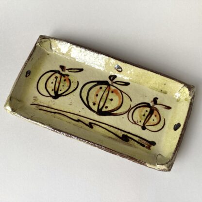 Oblong Slab Dish with Pumpkins