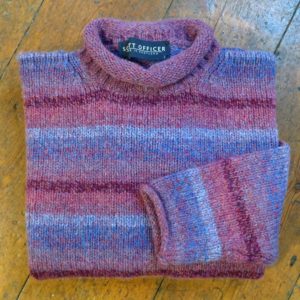 ‘Lavender Striped’ Wool Sweater‘Lavender Striped’ Wool Sweater