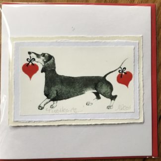 Handmade Valentine’s Card ‘Two Hearts...’