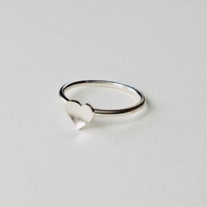 Silver Heart Ring
