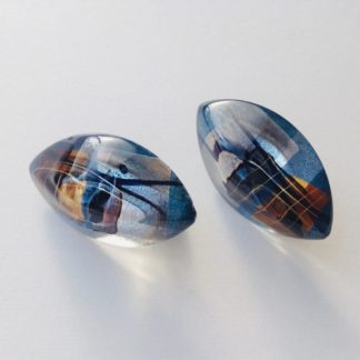 'Marquise' Oval Studs