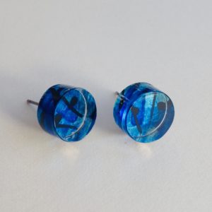 Acrylic Tiny Round Block Studs