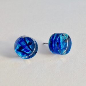 Acrylic Tiny Round Block Studs