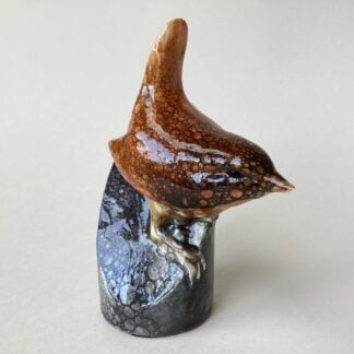 Ceramic Perching Wren