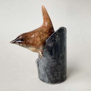 Ceramic Perching Wren