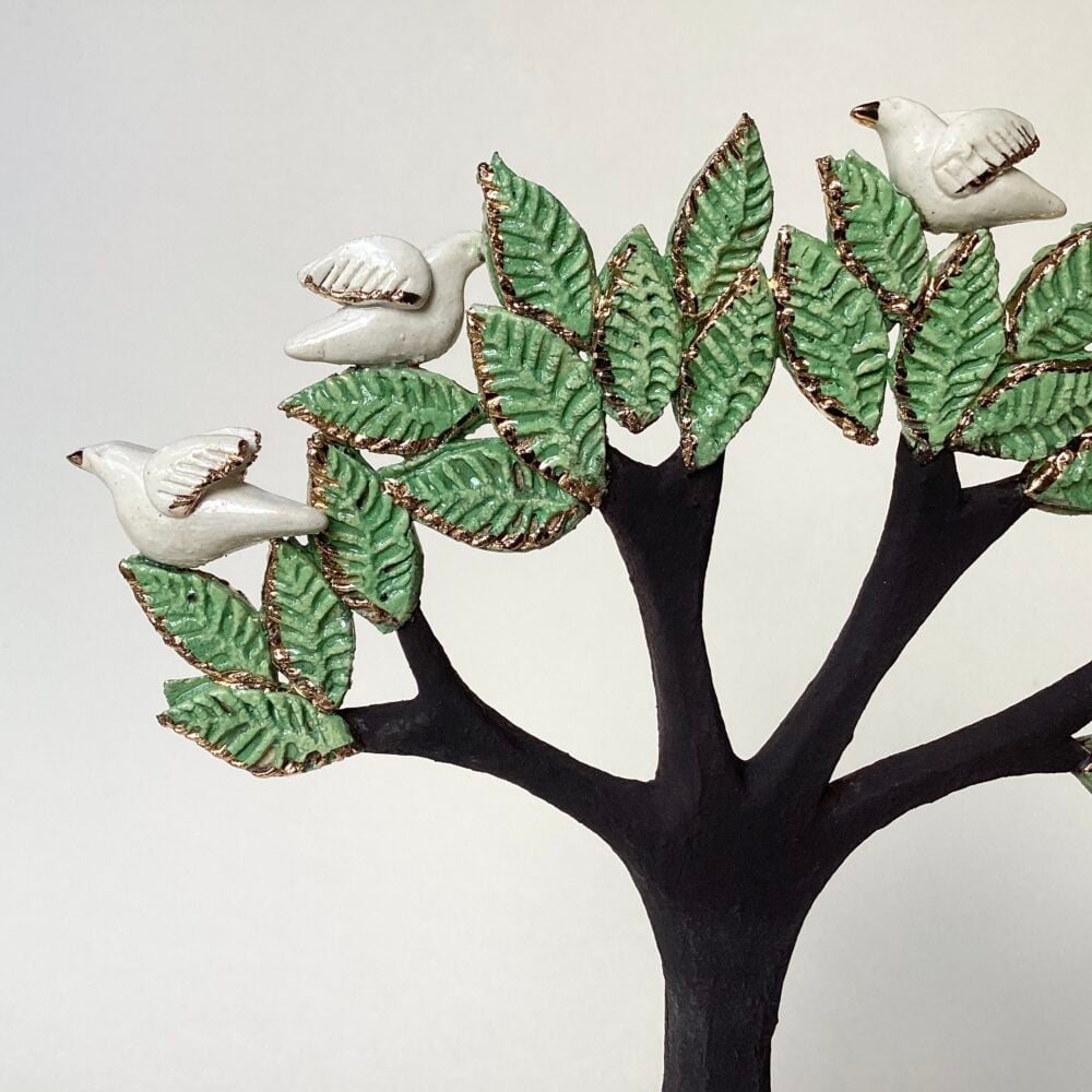 ‘Small Bird Landscape with Tree’