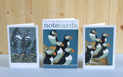 ‘Note Cards Puffins & Whooper Swans