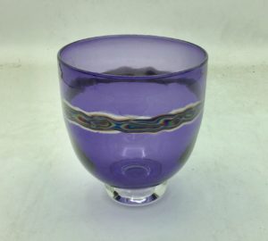 Purple Metallic Band Bowl