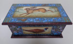 'The Days of Summer'  Painted Wooden Box