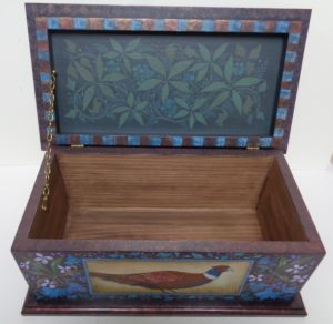 The Days of Summer' Painted wooden box