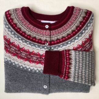 Alpine Cardigan in Greyberry
