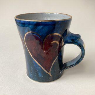Small Mug with Gold Lustre Heart
