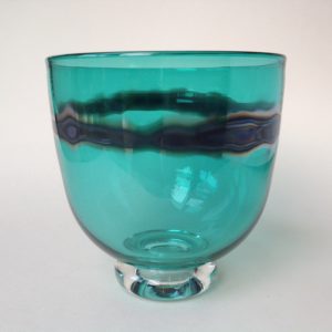 Emerald Metallic Band Bowl