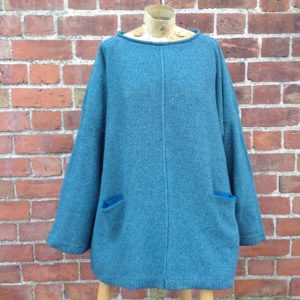 Tunic Sweater ‘Carousel’ in Duckegg/Teal