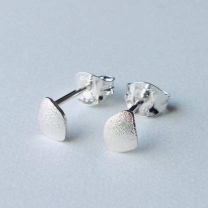 Silver Freeform Wing Studs Tiny