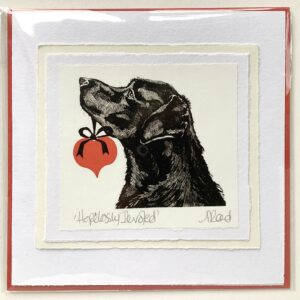 Handmade Valentine’s Card ‘Hopelessly Devoted’