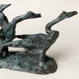 ‘Three Geese’ Bronze Sculpture