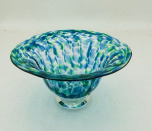 Blue Green Urchin Bowl