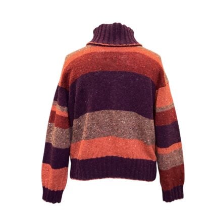 Bordeaux Striped Marcia Pullover