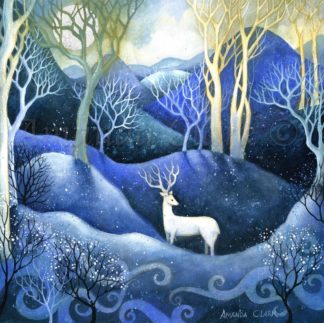 'Winter Shadows’ Hand Embellished Print