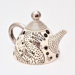 Dot & Wiggle Ceramic Tea Pot